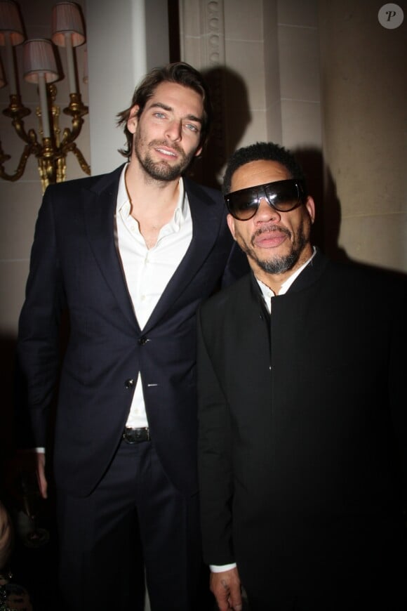 Camille Lacourt et JoeyStarr - Dîner de la 41ème édition du Prix The Best à l'hôtel George V à Paris le 25 janvier 2018. © Philippe Baldini/Bestimage