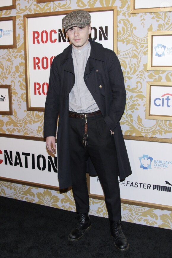 Brooklyn Beckham - Brunch pré-Grammy Awards du label Roc Nation au One World Trade Center. New York, le 27 janvier 2018.