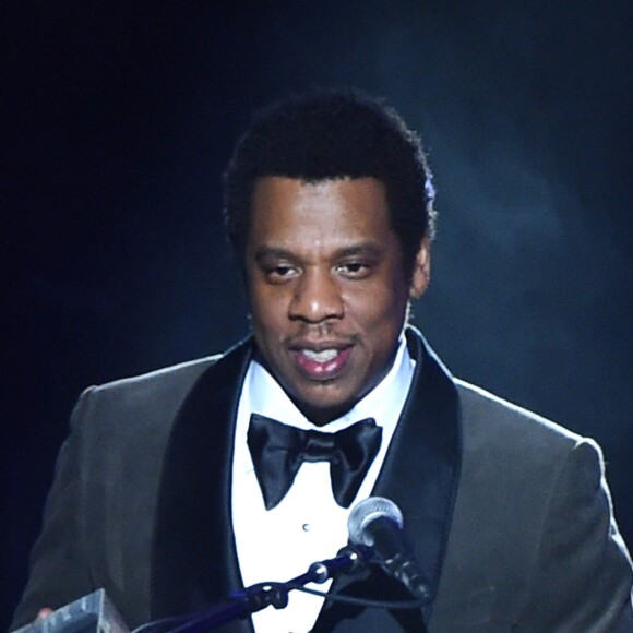 JAY-Z au Clive Davis x Recording Academy Pre-Grammy Gala au Sheraton New York Times Square. New York, le 27 janvier 2018.