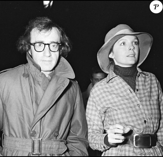 Woody Allen et Diane Keaton &agrave; Paris en 1974
