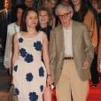 Soon-Yi Previn et son mari Woody Allen lors de l'avant-première du film "Blue Jasmine" à l'UGC Bercy à Paris, le 27 août 2013