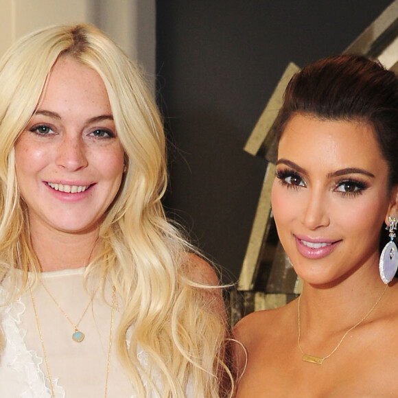 Lindsay Lohan et Kim Kardashian chez Kris Jenner en juillet 2011