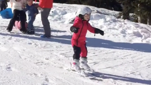 Gabriella de Monaco : Premières leçons de ski, la princesse reine des neiges !