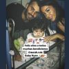 Jesé Rodriguez avec Aurah Ruiz et leur fils Nyan, né grand prématuré. Twitter, le 31 décembre 2017.