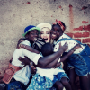 Madonna avec ses enfants David, Mercy, Estere et Stella sur Instagram le 12 septembre. Photo prise en début d'année au Malawi.