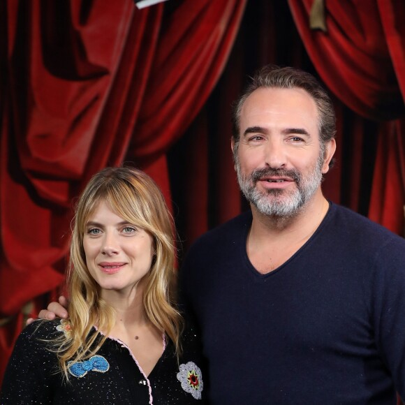 Mélanie Laurent et Jean Dujardin pour le film "Le retour du héros" lors du 21ème festival international du film de comédie de l'Alpe d'Huez le 20 janvier 2018. © Dominique Jacovides /