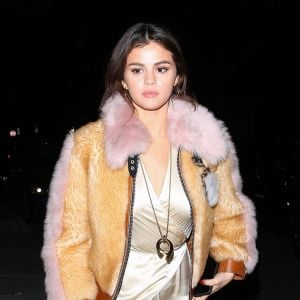 Selena Gomez est allée dîner avec ses amies au restaurant Ysabel à West Hollywood le 2 février 2018.