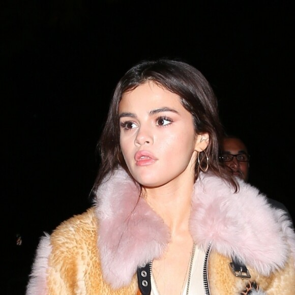 Selena Gomez est allée dîner avec ses amies au restaurant Ysabel à West Hollywood le 2 février 2018.