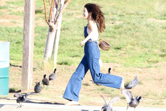 Selena Gomez avec des amies à Encino le 2 février 2018.
