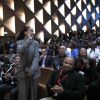 Rihanna assiste à la conférence "GPE Financing Conference, an Investment in the Future" à Dakar, le 2 février 2018.