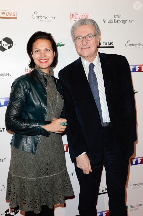 Isabelle Giordano et Serge Toubiana - 25ème édition des Trophées du Film Français 2018 au Palais Brongniart à Paris, le 6 février 2018. © Coadic Guirec/Bestimage