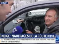Yves Lecoq coincé toute la nuit dans sa voiture à cause de la neige !