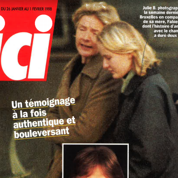 Couverture du magazine "Voici" daté du 26 janvier au 1er février 1998. L'existence de la fille cachée de Claude François y était dévoilée pour la seconde fois.