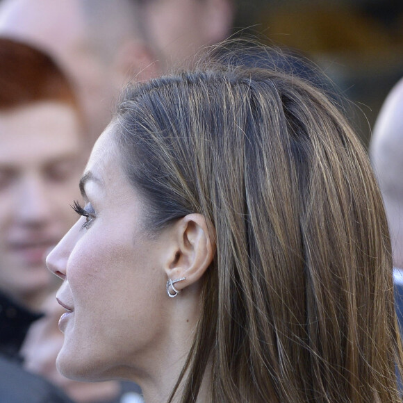 La reine Letizia d'Espagne assiste à la remise des prix de la "Fundación Princesa de Girona" à Mérida le 7 février 2018.