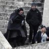 Kit Harrington sur le tournage de la saison 8 de Game of Thrones à Dubrovnik en Croatie, le 7 février 2018.