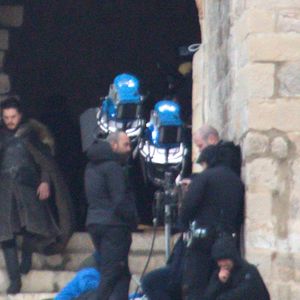 Kit Harrington sur le tournage de la saison 8 de Game of Thrones à Dubrovnik en Croatie, le 7 février 2018.