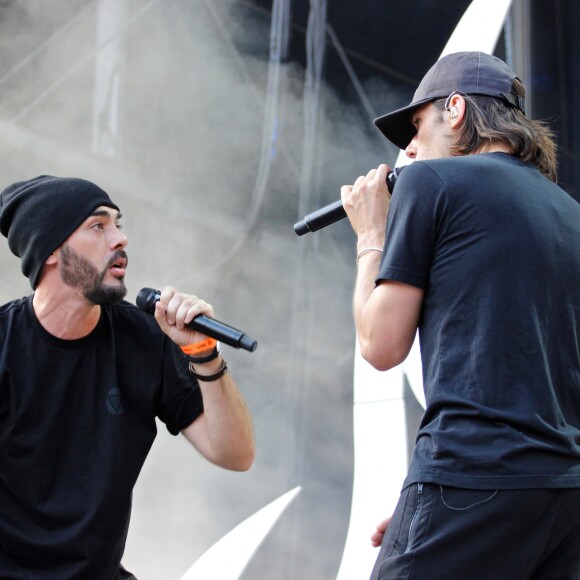 Jour 2 - Casseurs Flowters (Orelsan et Gringe) - Festival Rock en Seine au domaine national de Saint-Cloud à Paris, le 27 août 2016. © Lise Tuillier/Bestimage