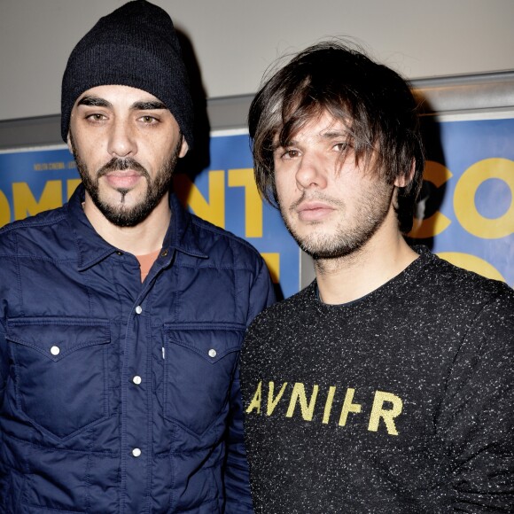 Gringe et Orelsan - Avant-première du film "Comment c'est loin" réalisé par Orelsan et Christophe Offenstein au cinéma MK2 Bibliothèque à Paris, le 1er décembre 2015. © Veeren/Bestimage