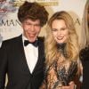 Julie Jardon et son ex-compagnon Igor Bogdanov à la soirée Couture Ball, au Mona Bismarck American Center à Paris, le 26 janvier 2018. © Philippe Baldini/Bestimageris