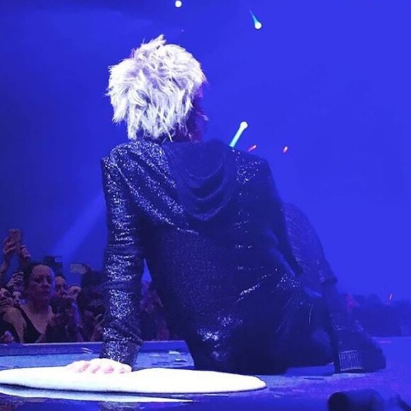 Nicola Sirkis, sur scène à Epernay, février 2018