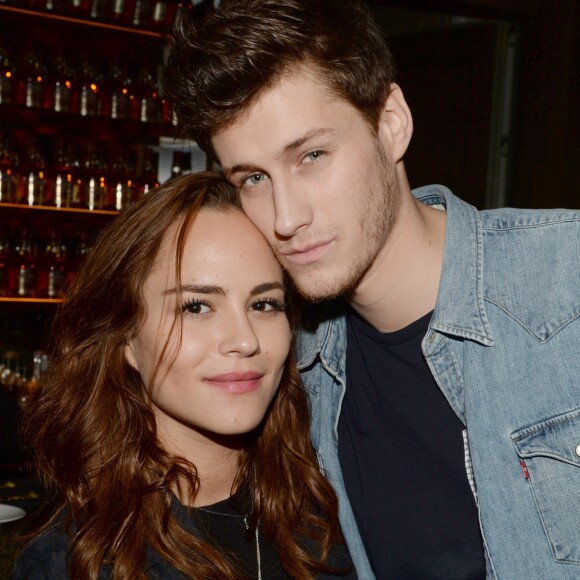 Exclusif - Jean-Baptiste Maunier et sa compagne Léa Arnezeder - After party du concert des "Enfoirés" à l'Arc à Paris le 25 janvier 2016. © Rachid Bellak/Bestimage