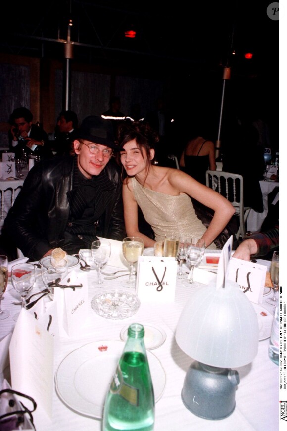 Guillaume Depardieu et Clotilde Courau lors du Festival de Cannes 1997