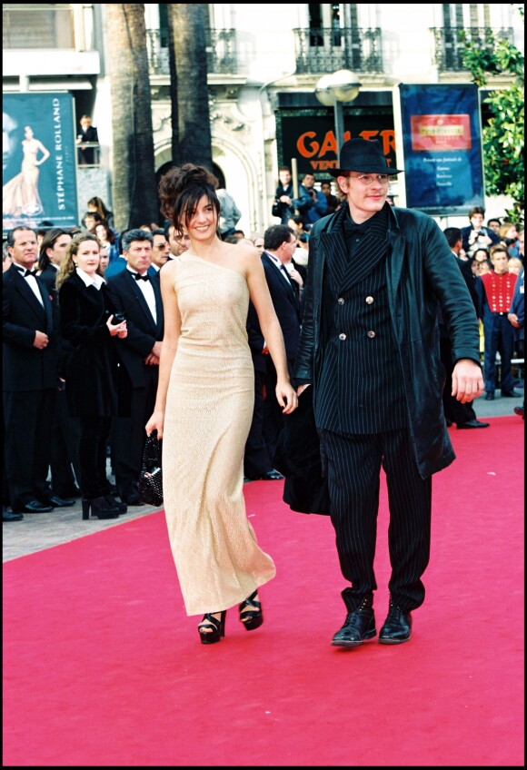 Guillaume Depardieu et Clotilde Courau à Cannes en 1997