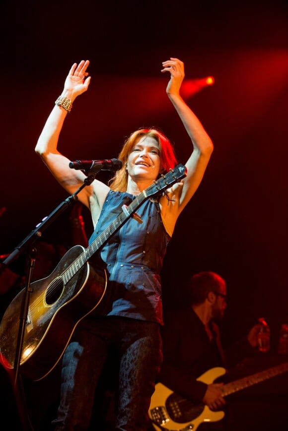 Axelle Red en concert à Bruxelles lors de l'édition 2014 du "Brussels Summer Festival". Le 11 août 2014
