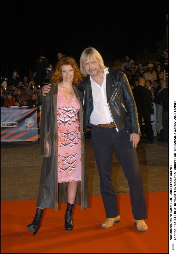 Axelle Red et Renaud lors des NRJ Music Awards en 2003