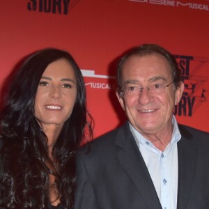 Jean-Pierre Pernaut et sa femme Nathalie Marquay à la soirée de gala de la comédie musicale "West Side Story" à la Seine Musicale à Boulogne-Billancourt le 16 octobre 2017. © Giancarlo Gorassini/Bestimage