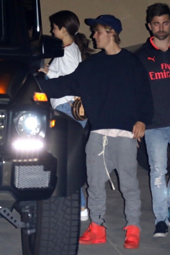 Justin Bieber et Selena Gomez sont allés ensemble à l'église à Beverly Hills, le 31 janvier 2018