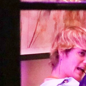 Justin Bieber et sa compagne Selena Gomez ont été dîner dans un restaurant le jour de la Saint-Valentin à Beverly Hills le 14 février 2018.