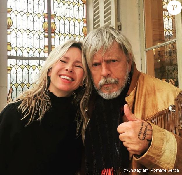 Romane Serda et Renaud réunis sur une photo publiée sur Instagram le 14 février 2018