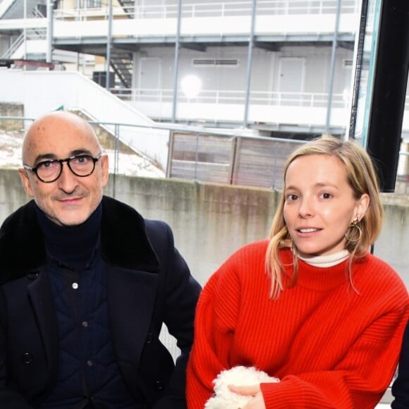 Julien Dossenna, Pierre Hardy, Charlotte Chesnais - People au défilé de mode "Chloé", collection prêt-à-porter automne-hiver 2018/2019, à Paris le 1er mars 2018