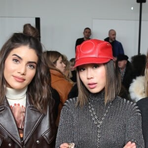 Camila Coelho, Aimee Song et Camilla Deterre - People au défilé de mode "Chloé", collection prêt-à-porter automne-hiver 2018/2019, à Paris le 1er mars 2018