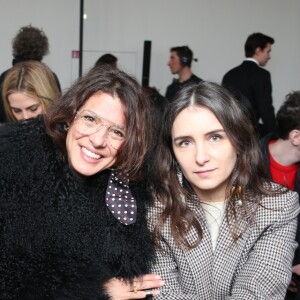 Camille Miceli et Ligia Dias - People au défilé de mode "Chloé", collection prêt-à-porter automne-hiver 2018/2019, à Paris le 1er mars 2018