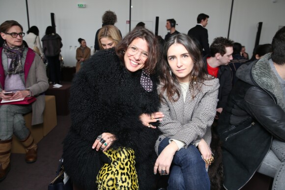 Camille Miceli et Ligia Dias - People au défilé de mode "Chloé", collection prêt-à-porter automne-hiver 2018/2019, à Paris le 1er mars 2018