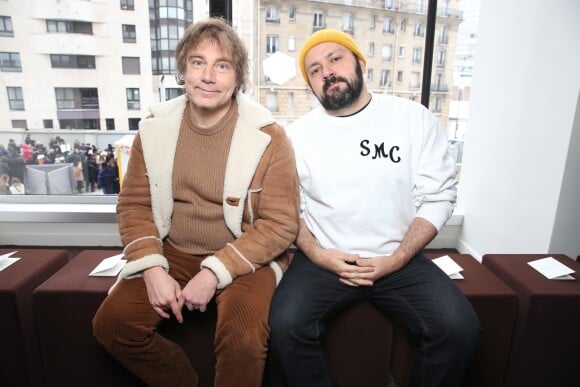 Mathias Augustyniak et Michael Amzalag - People au défilé de mode "Chloé", collection prêt-à-porter automne-hiver 2018/2019, à Paris le 1er mars 2018