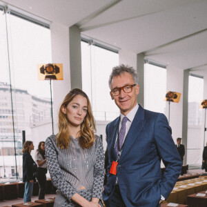 Sofia Sanchez et Geoffroy de la Bourdonnaye - People au défilé de mode "Chloé", collection prêt-à-porter automne-hiver 2018/2019, à Paris le 1er mars 2018