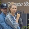 Exclusif - Adam Levine et sa femme Behati Prinsloo sont allés diner au restaurant Giorgio Baldi à Santa Monica, le 23 juin 2017.