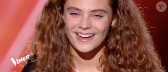 Maëlle dans "The Voice 7" sur TF1, le 3 mars 2018 sur TF1.