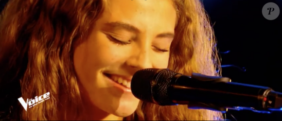 Maëlle dans "The Voice 7" sur TF1, le 3 mars 2018 sur TF1.