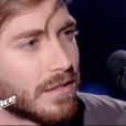 Petit Green dans "The Voice 7" sur TF1 le 3 mars 2018.
