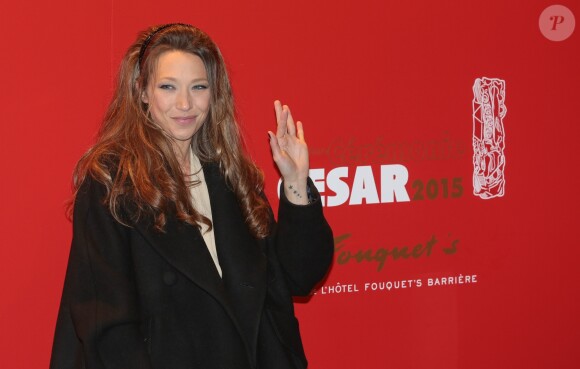 Laura Smet - Photocall au Fouquet's lors de la 40e cérémonie des César à Paris. Le 20 février 2015