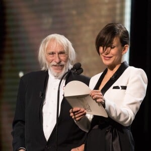 Pierre Richard et Sophie Marceau - 43e cérémonie des Cesar à la salle Pleyel à Paris, le 2 mars 2018. © Dominique Jacovides - Olivier Borde / Bestimage