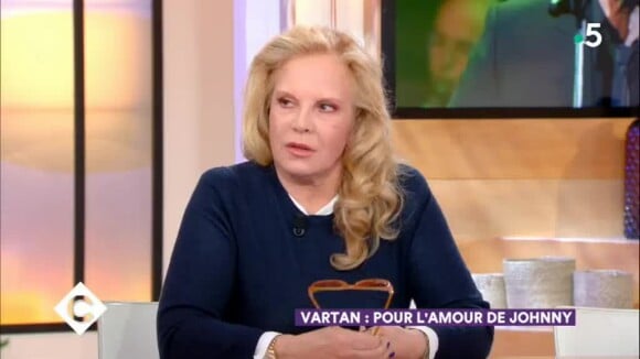 Sylvie Vartan dans "C à vous", sur France 5 le vendredi 3 mars 2018.