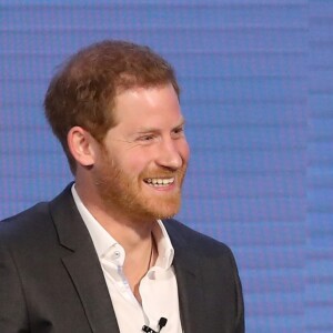 Le prince Harry et Meghan Markle lors du premier forum annuel de la Fondation Royale à Londres le 28 février 2018.