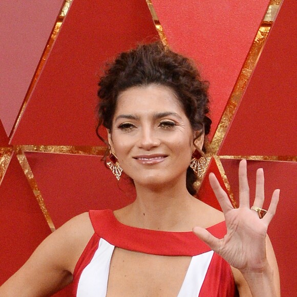 Blanca Blanco sur le tapis rouge des Oscars 2018 au Dolby Theatre, le 4 mars 2018.