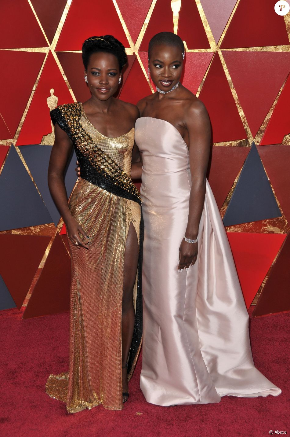 Lupita Nyongo Et Danai Gurira Sur Le Tapis Rouge Des Oscars 2018 Au Dolby Theatre Le 4 Mars 7484