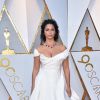 Camila Alves sur le tapis rouge des Oscars 2018 au Dolby Theatre, le 4 mars 2018.